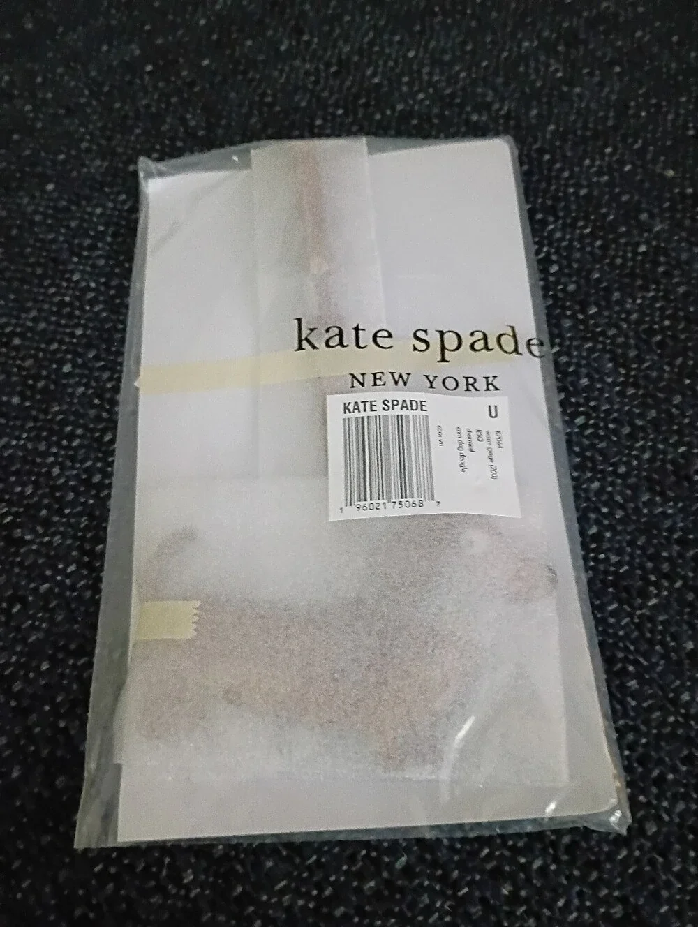 Kate Spade Weiner Dog With Logo And Cute Collar